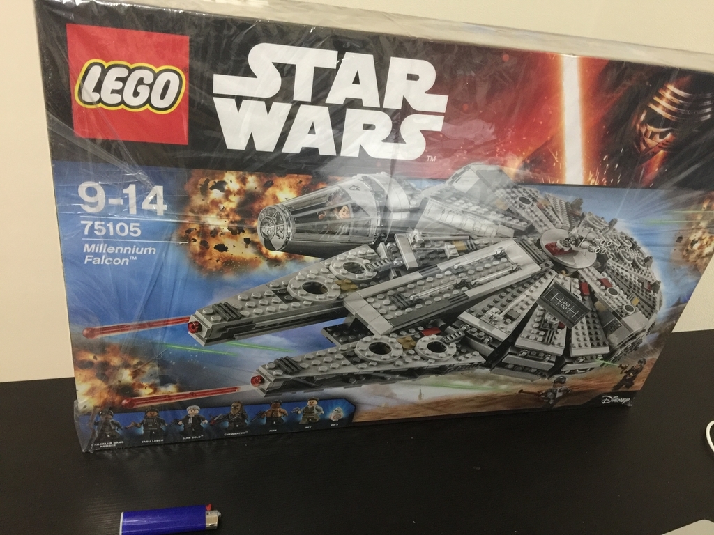 LEGO75105「スター・ウォーズ ミレニアムファルコン」作ってみた