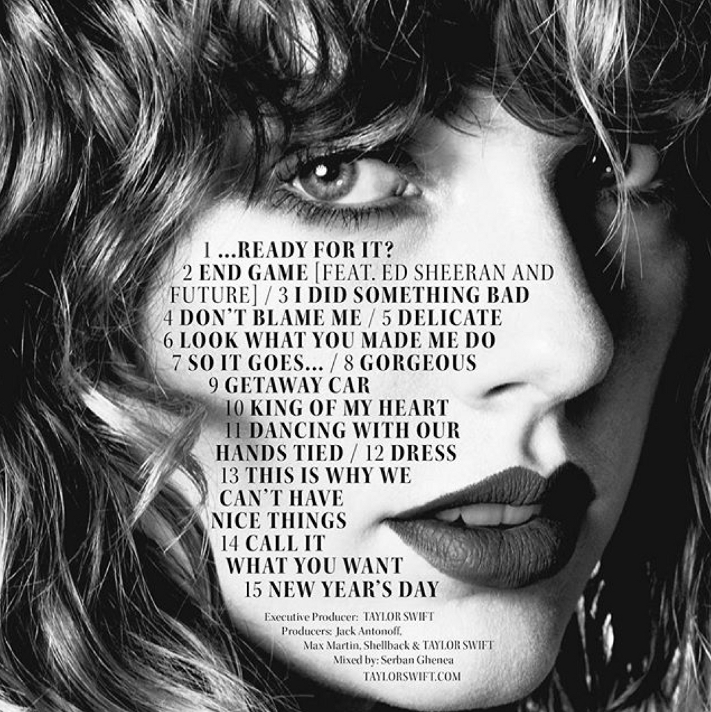 reputation トラックリスト発表！ 【Taylor Swift 新アルバム】 I am Mackenzie