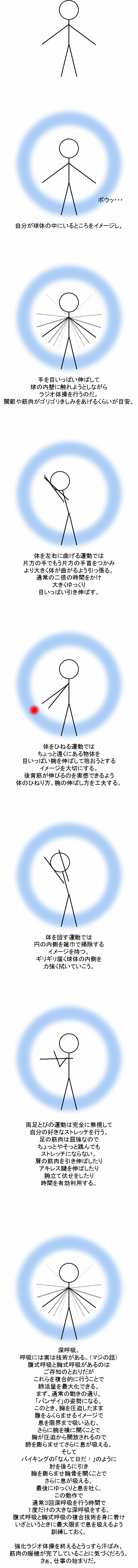 ラジオ体操について 徒然狸 タヌキの日記