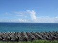 大海原に夏の雲