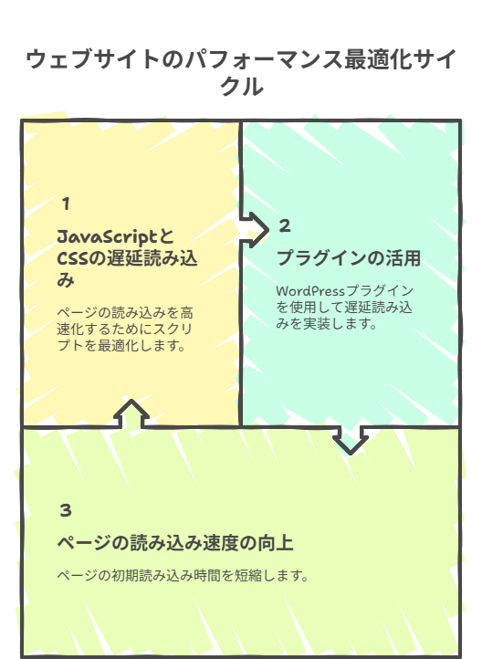 SEO対策を充実させるためにページの読み込み速度を上げる方法を解説している