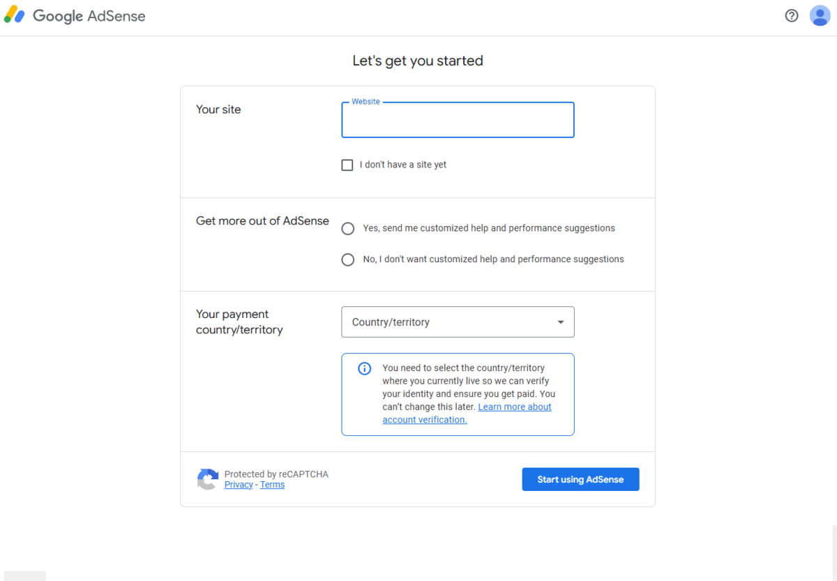 Googleアドセンスの登録方法