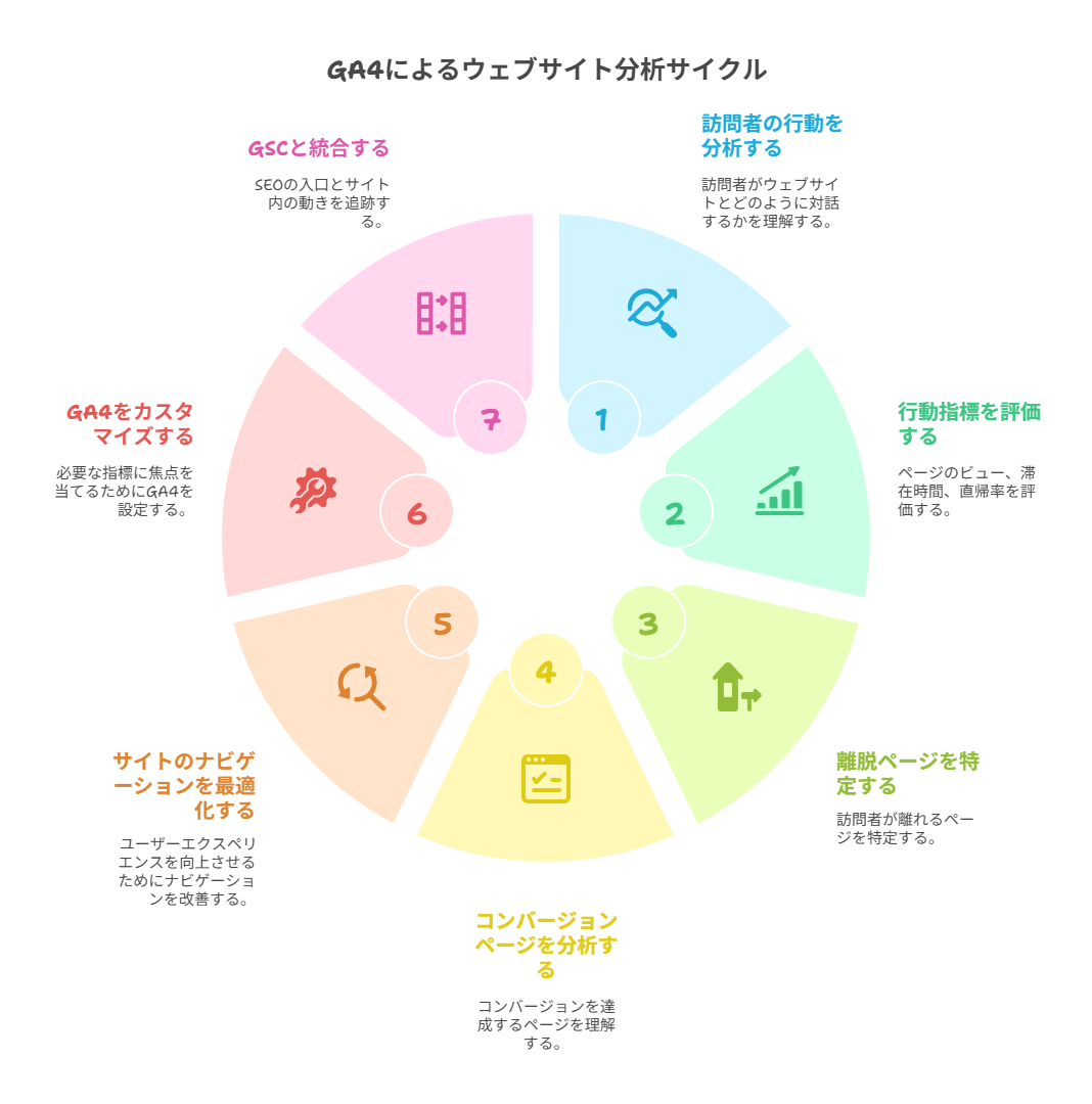  Google Analytics 4（GA4）：ユーザー行動を“深掘り”できる分析基盤