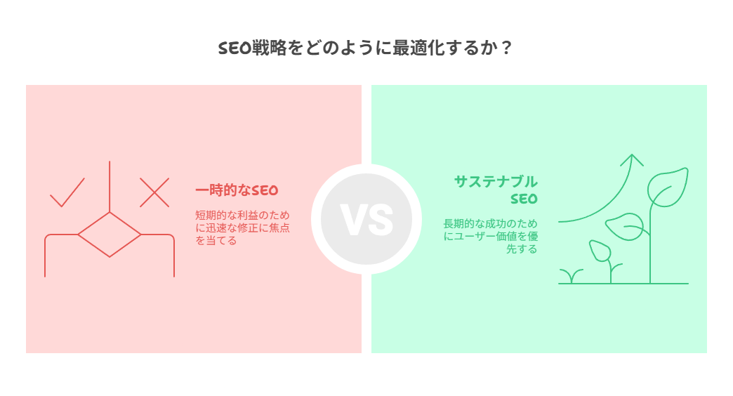 サステナブルSEOと長期戦略の考え方