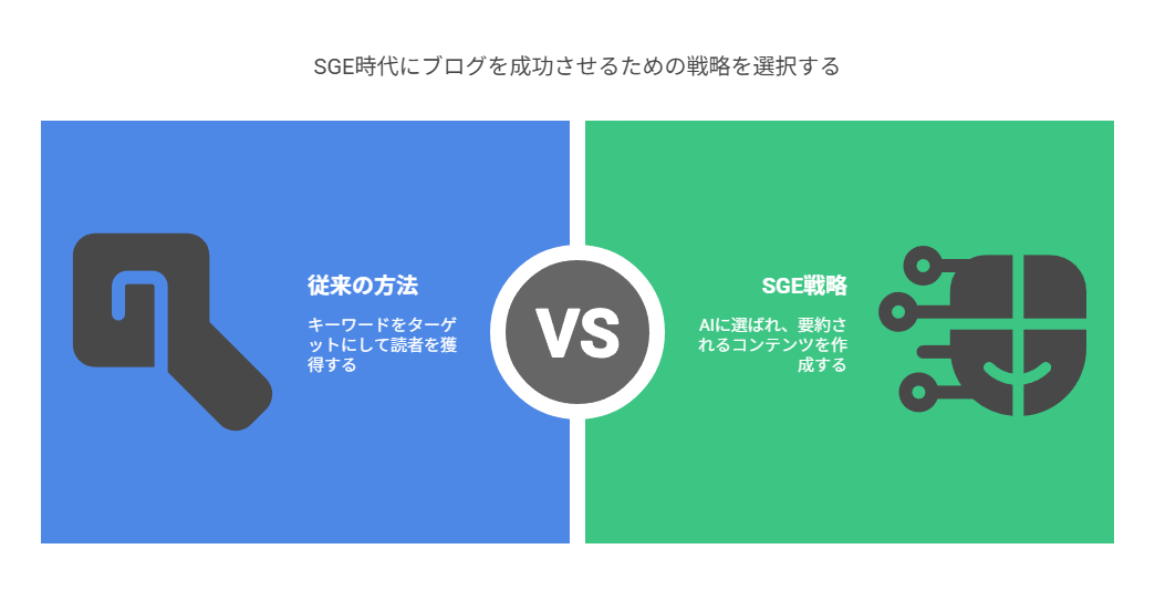 SGE時代に勝ち残る！ブロガーが取るべき3つの戦略