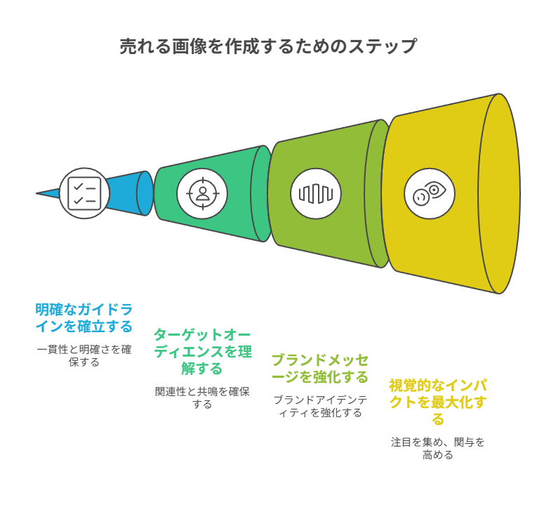 前編のまとめとして、設計とルール化が伝わる画像づくりの鍵と強調。