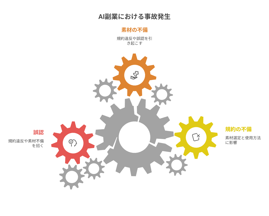 伸ばす施策より先に守りを固める方針を明示し、AIスロップや規約違反、素材不備が招く停止や差し戻しを整理。