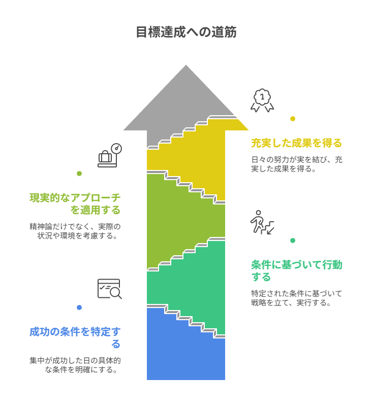 精神論ではなく、うまくいった日の条件を手がかりにする視点