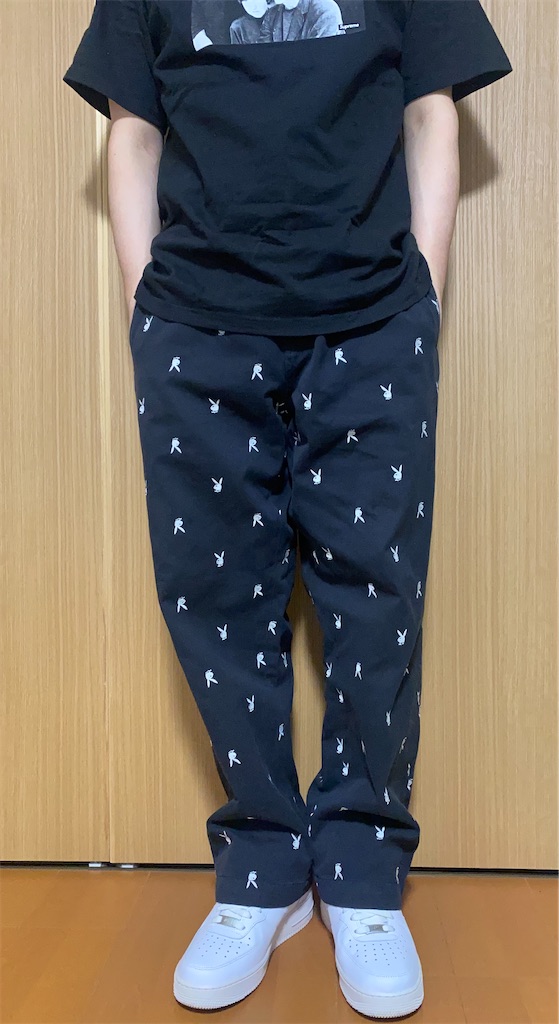 Supreme Chino Pant Black Playboy - HYPE Timothy