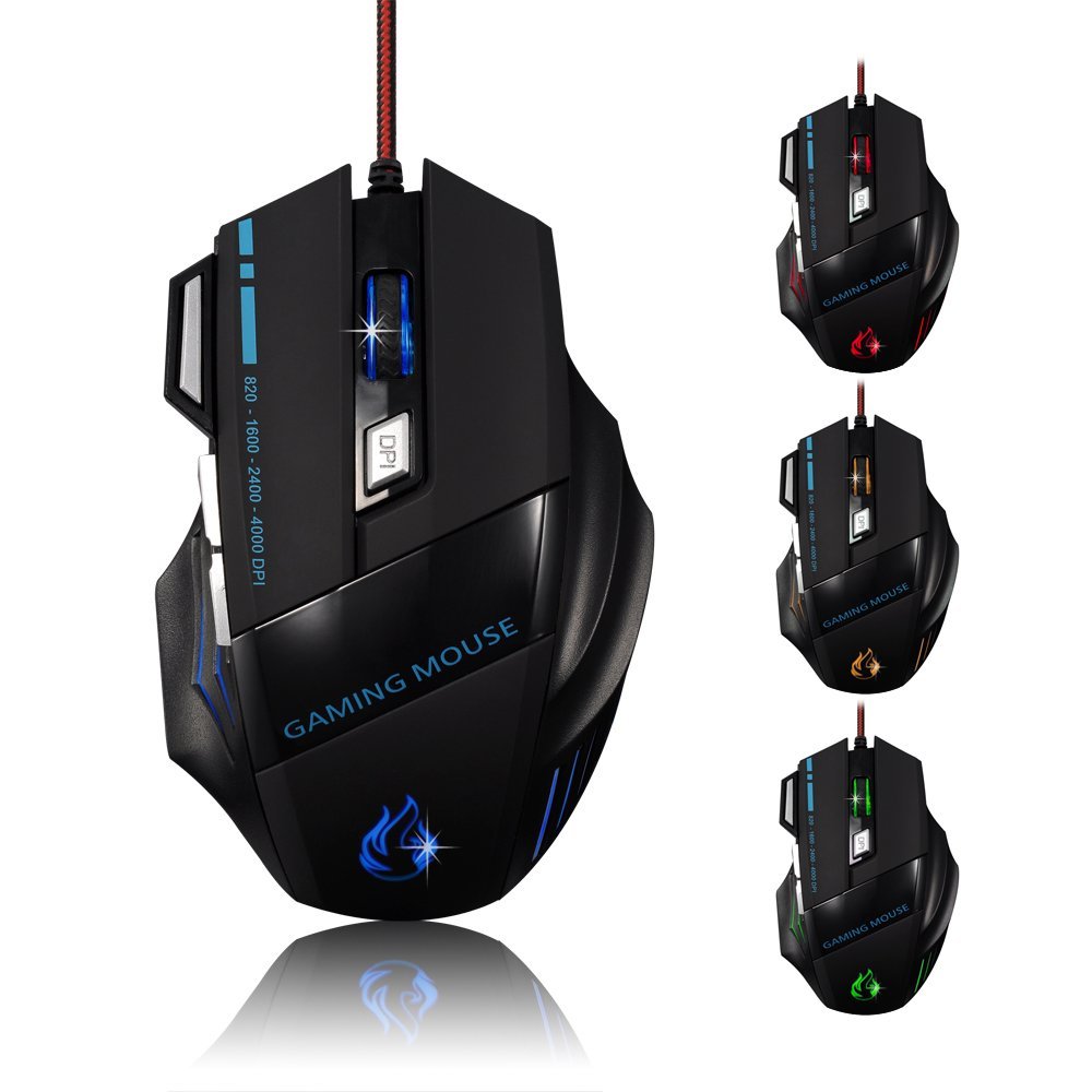 Victsing Led光学式 4000dpi 7ボタン Usb 有線 ゲーミングマウス 翻車魚的戯言 Mambow S Hooey