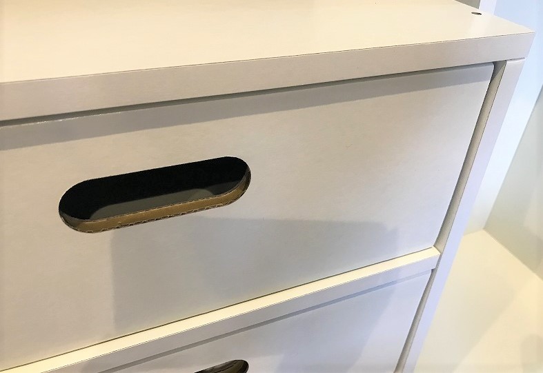 ベビー収納 組み立て簡単 ニッセンの段ボール家具で可愛く機能的にベビー収納ができました フレフレmama