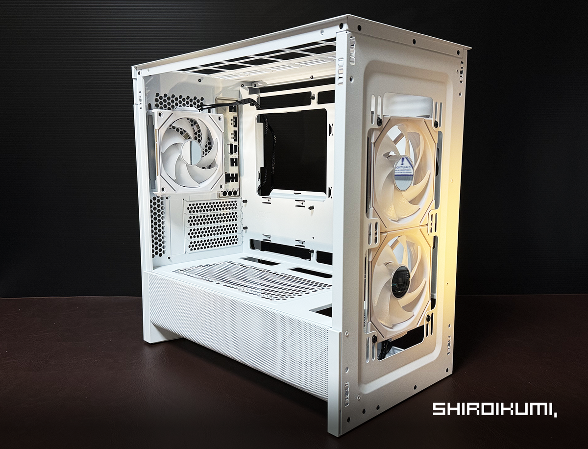 小さいけど高性能！NZXT H3 Flow ＆ Radeon9060xt 16gbでつくる白PC 