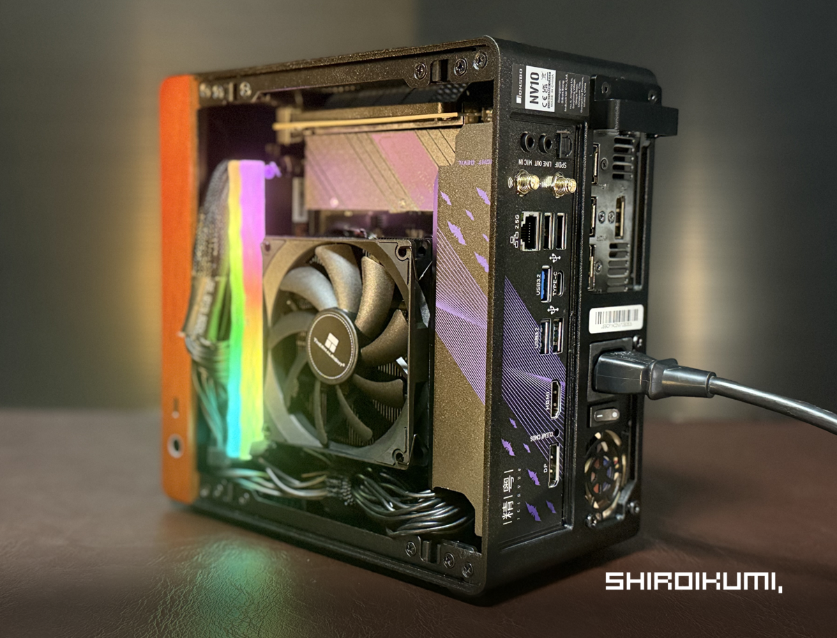 JONSBO NV10で作る超小型つよつよPC - SHIROKURO