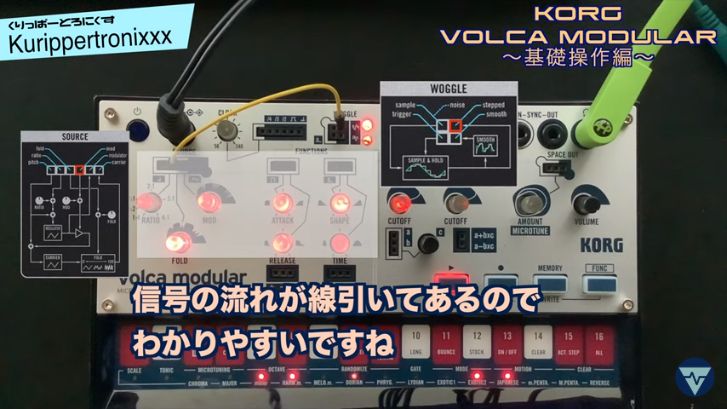 KORG volca modular コルグ ヴォルカ モジュラー その1 ~基礎 KORG volca modular コルグ ヴォルカ モジュラー その1 ~基礎