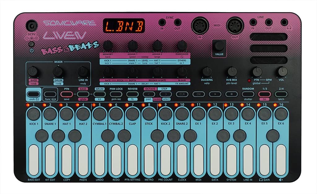 Sonicware Liven BASS&BEATS ACアダプター付属 LIVEN BASS&BEATS – SONICWARE