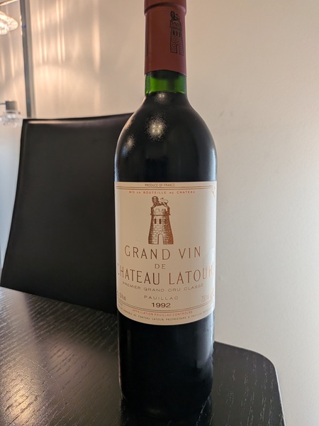 シャトー・ラトゥールの1992年を開ける！ - 寝当直医の資産防衛