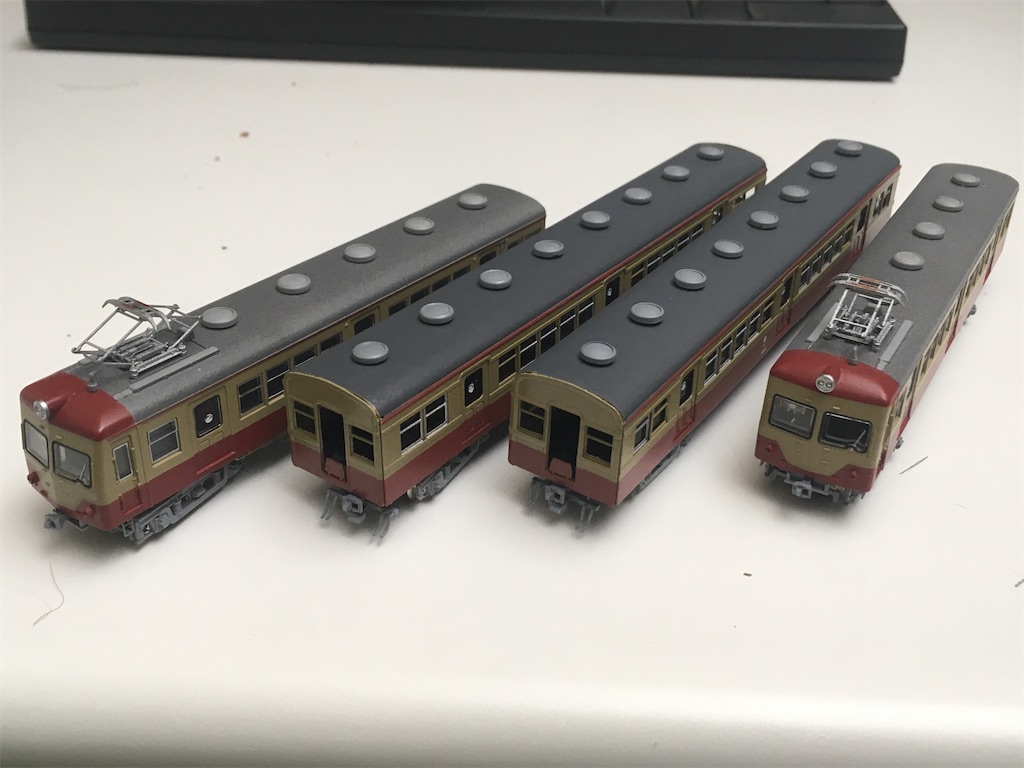 Nゲージ 西武351系+サハ1411の4連351Fを制作！仮完成。(kitcheN製