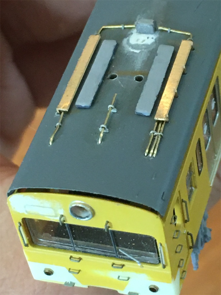 Nゲージ 西武411系風の電車を作りました(仮完成) - 傘縫みたちの魔法図書館