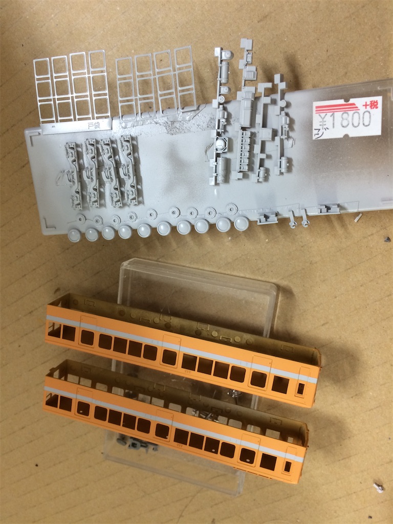 Nゲージ 近江鉄道500系の制作 - 傘縫みたちの魔法図書館