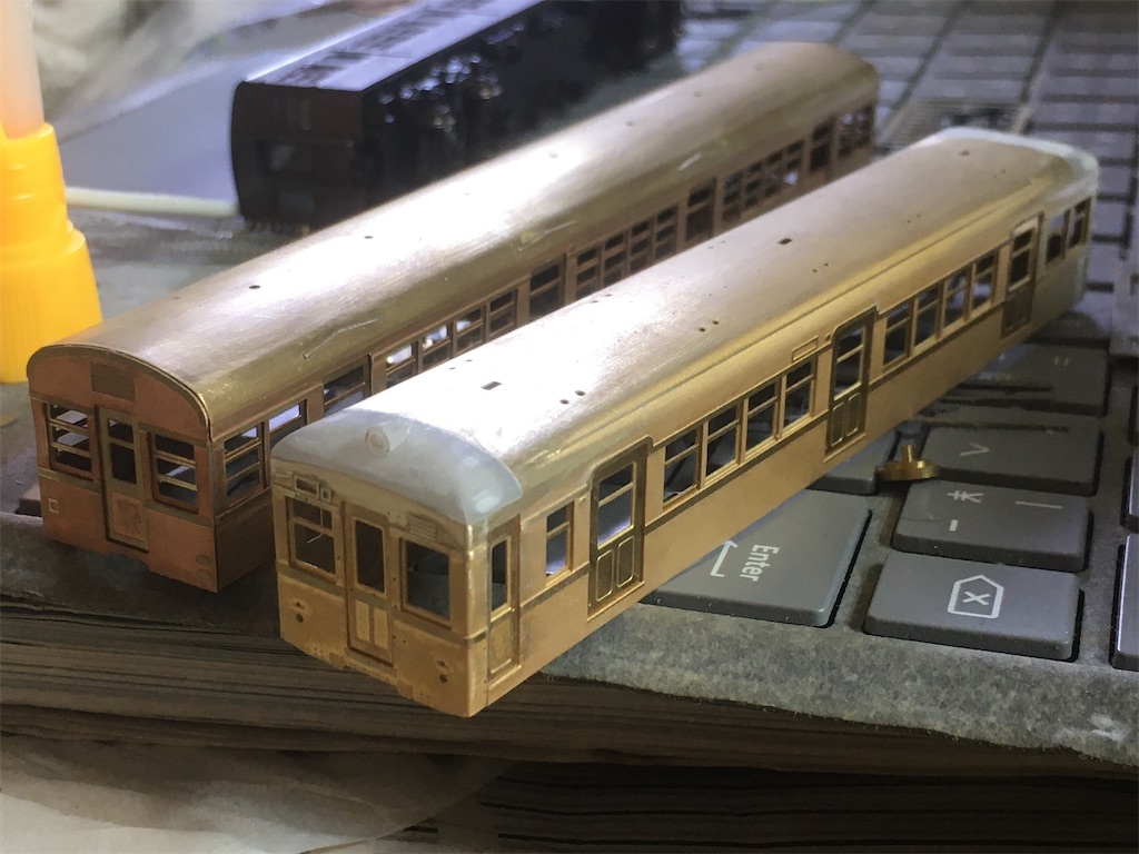 nゲージ 国鉄クハ16436(旧クハ65張上屋根車)を制作！ - 傘縫みたちの