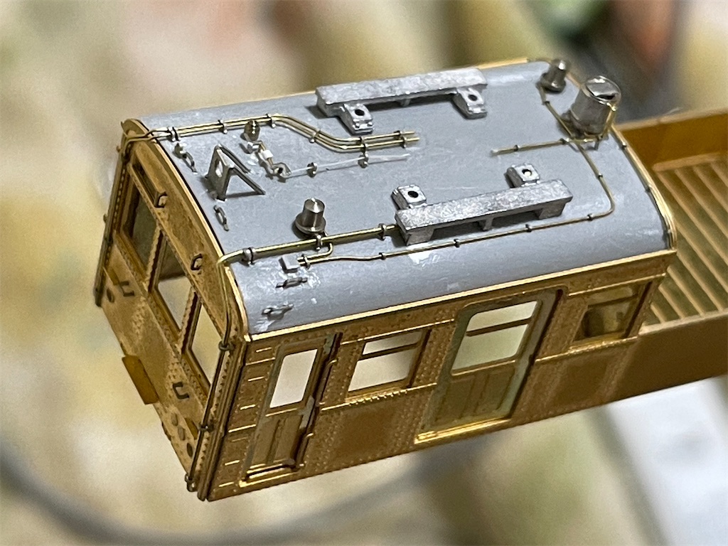 Nゲージ 国鉄クモル24+クル29 旧型国電配給電車を製作！ - 傘縫みたち