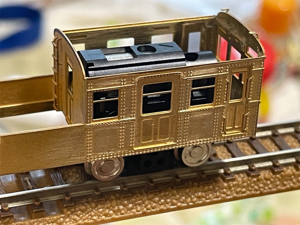 Nゲージ 国鉄クモル24+クル29 旧型国電配給電車を製作！ - 傘縫みたち