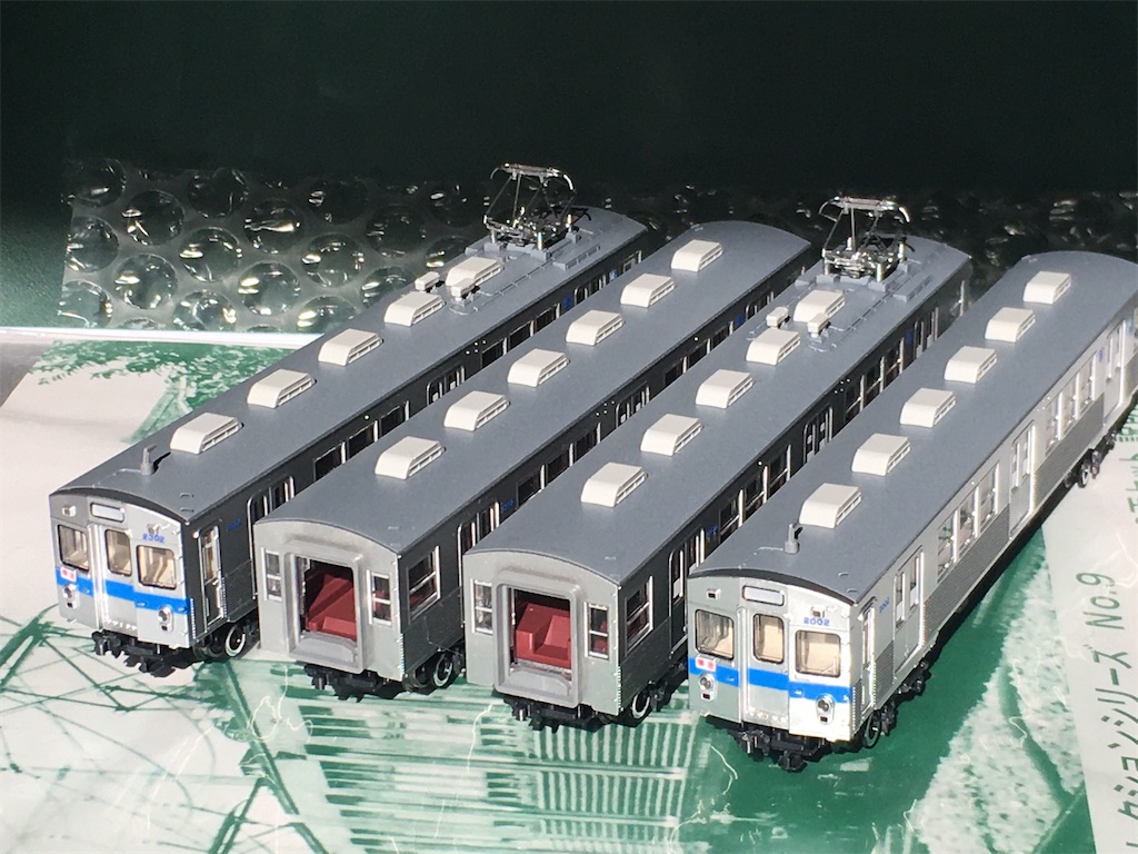 Nゲージ 秩父鉄道2000系をkato東急7000系から制作！ - 傘縫みたちの