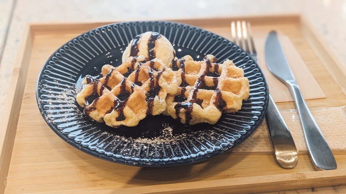 チョコレートワッフル