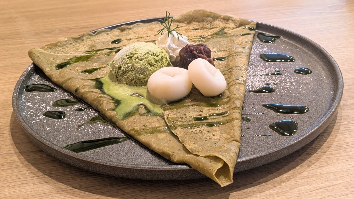 抹茶生地ガレット