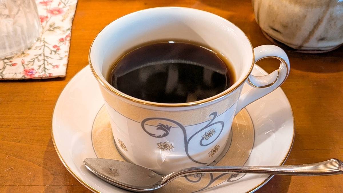 香り高く、喫茶店らしいしっかりとした味わい