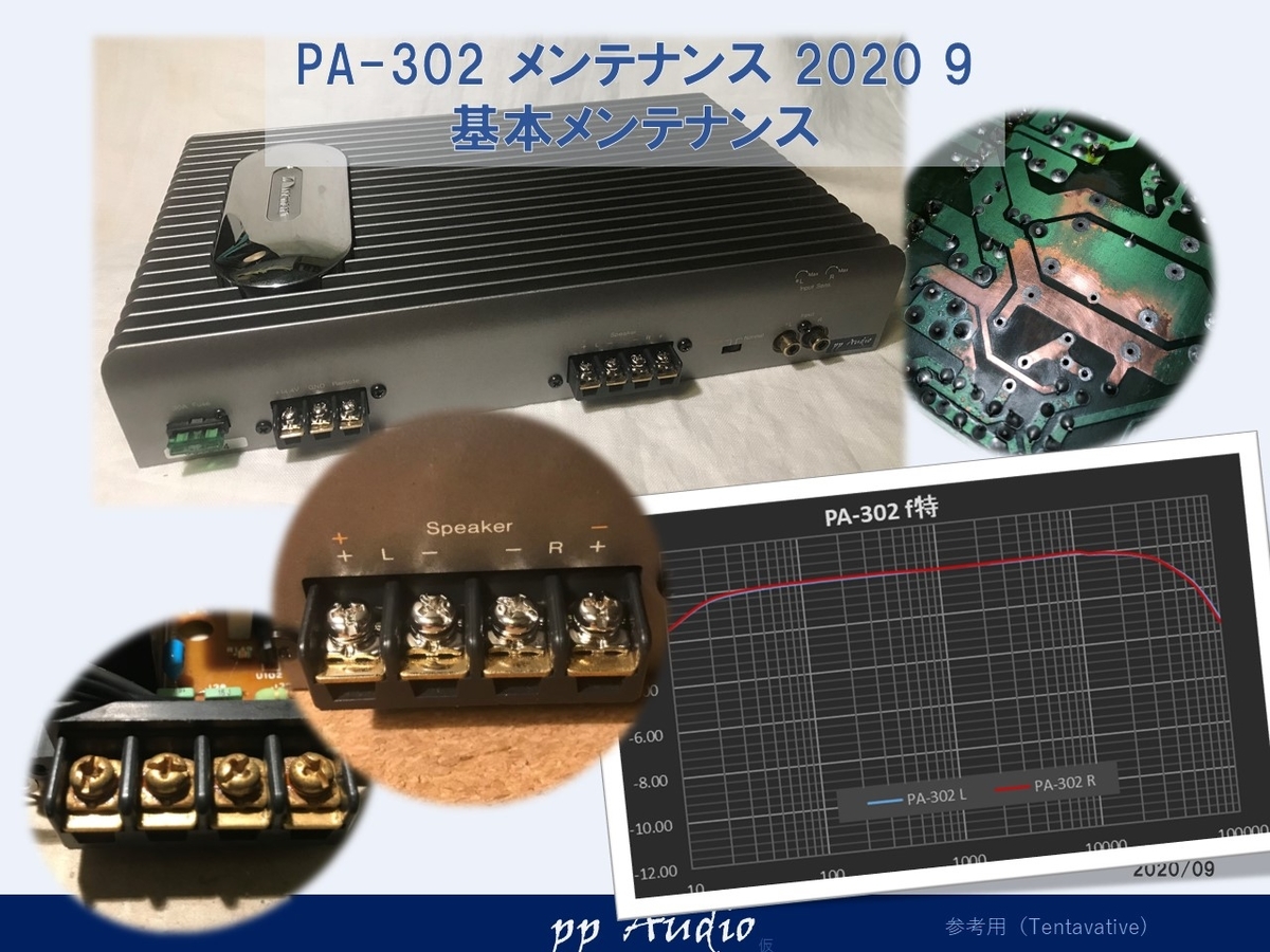 ナカミチ パワーアンプ PA-302 Nakamichi PA-302 モバイルパワーアンプ