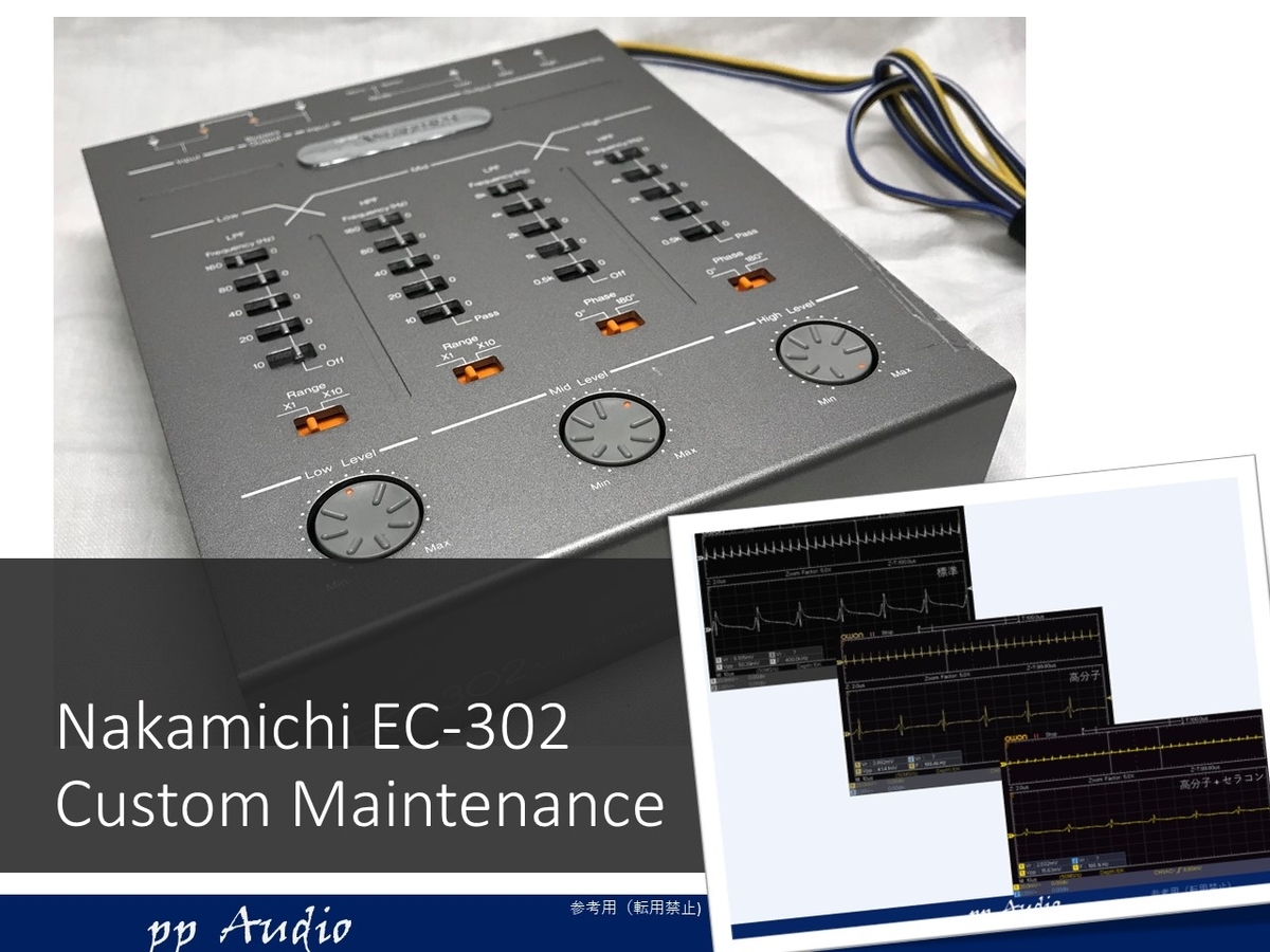 ナカミチ EC-302 ナカミチ クロスオーバ EC-302 カスタム・メンテナンス 2021-05 - ppAaudio