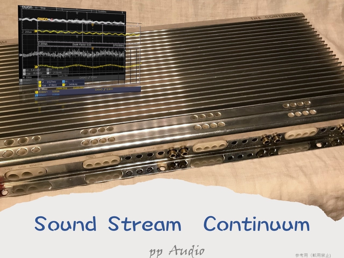 SoundStream Contenuum カスタム・メンテナンス ① - ppAaudio