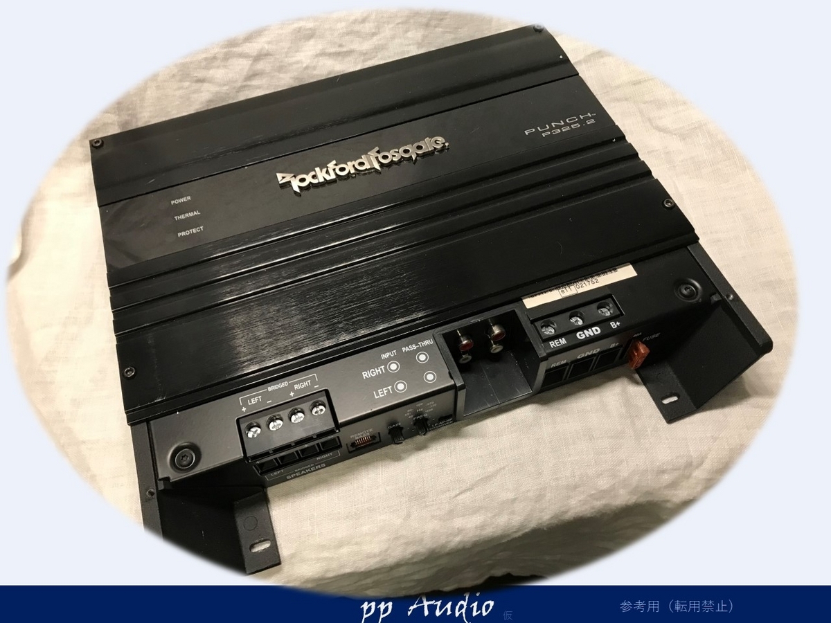 動作確認済】Rockford Fosgate P200-2 2チャンネルアンプ