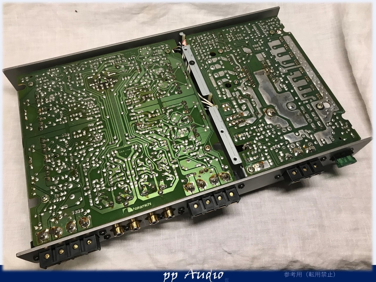 ナカミチ PA-304S ピアニシモ アンプ ('24 3) 整備録 - ppAaudio