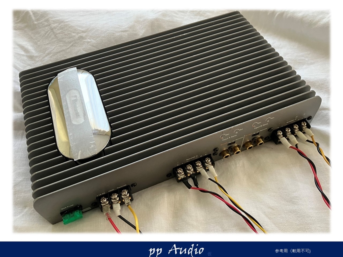 ナカミチ PA-304 基本メンテナンス 不揃いなプッシュプル電源の修繕