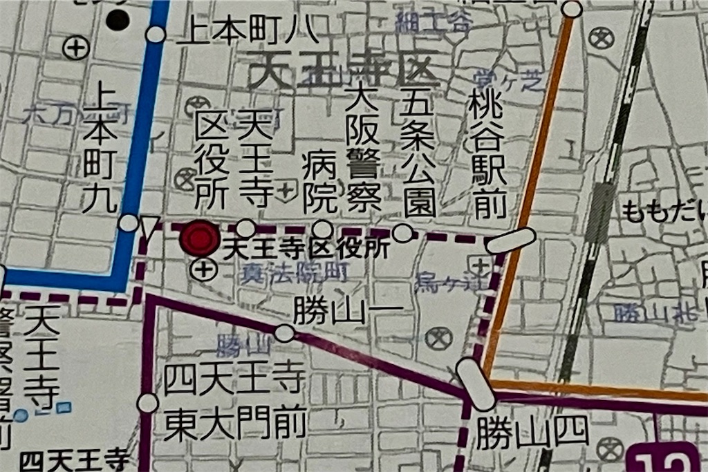 いつの間に？大阪シティバス22号系統の停留所名が変更されていました