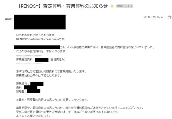 募集賃料