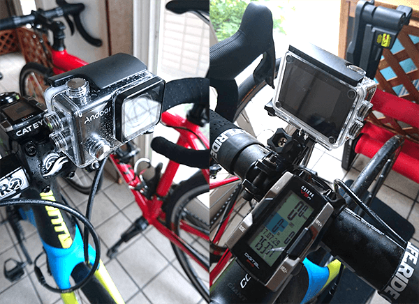 ロードバイクへのアクションカム取り付け方法 ロードバイクへのアクションカム取り付け方法