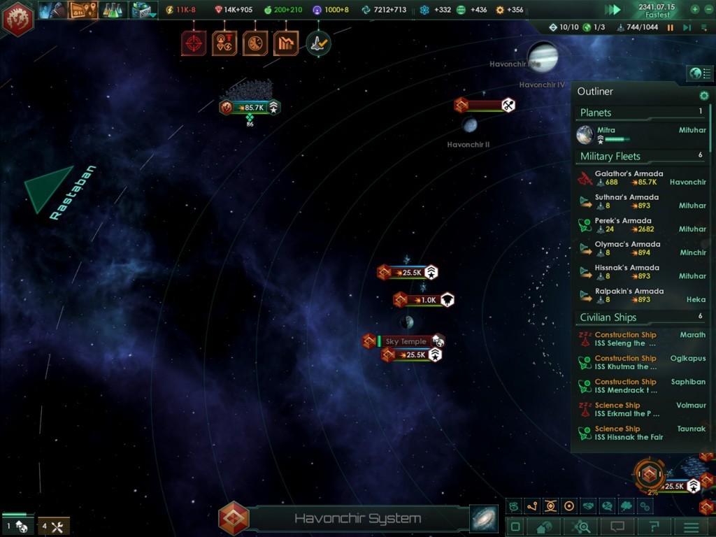 Stellarisプレイ日記 没落帝国との戦い 君ゲーム僕ゲーム