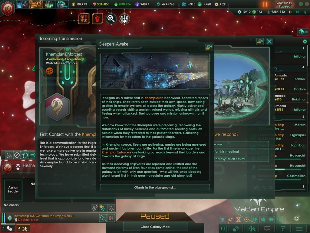 Stellarisプレイ日記 没落帝国との戦い 君ゲーム僕ゲーム