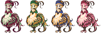 個別 ドット絵 鳥乃子ちゃん2pカラー の写真 画像 ドット絵 一次 みけぴく