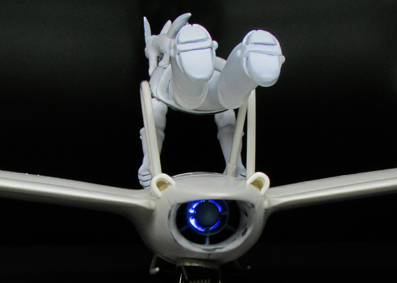 1/20 メーヴェ with ナウシカ 工作 - Miki Shimizu's Modeling Gallery