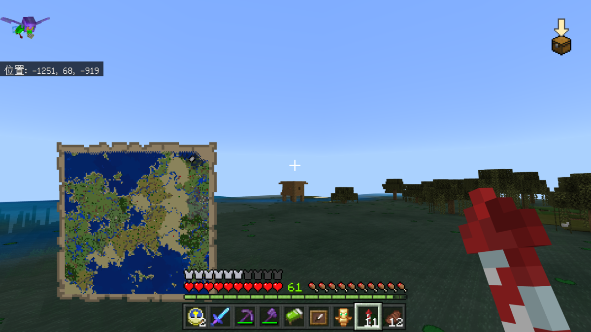 Minecraft Beやっております 184 地図を埋めていきます ネコクラのminecraft Beやっております