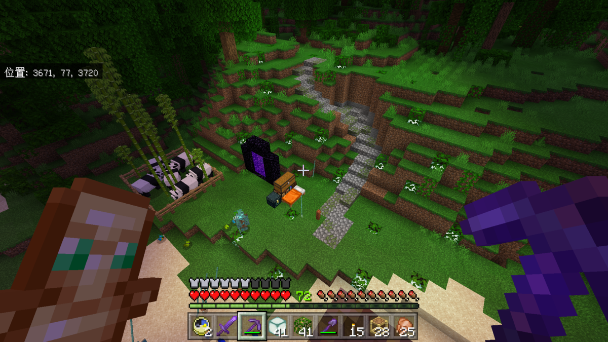 ネコクラのminecraft Beやっております 216 ジャングルを湧き潰しします ネコクラのminecraft Beやっております