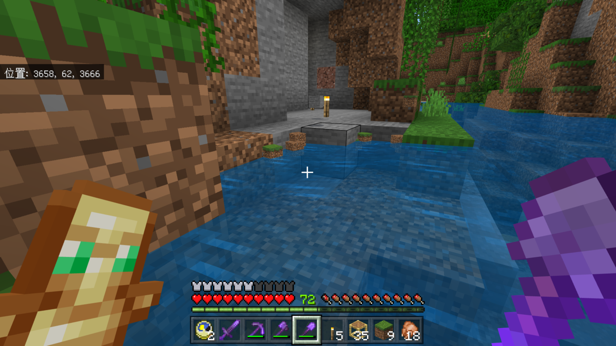 ネコクラのminecraft Beやっております 218 ジャングルに洞窟を作ります ネコクラのminecraft Beやっております