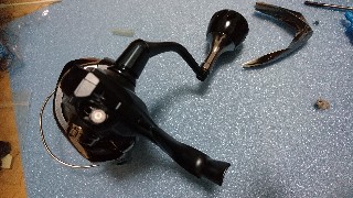 20 ストラディックSW 4000HG ベアリング追加 その1 - 分割ボート
