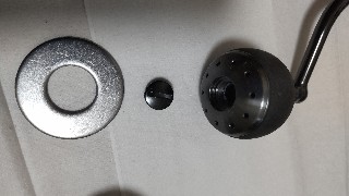 20 ツインパワー4000PG ハンドルノブ交換（ウルクス ミッドエアーA35V