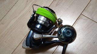 21ツインパワーSW5000HG ハンドルノブ交換 （純正→ウルクス