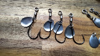 オルルド釣具 ステンレス材コロラドブレード仕様のアシストフック 自作